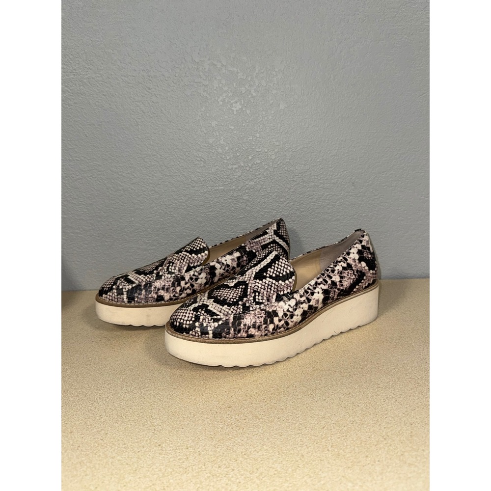 Vince Camuto Women's‎ Snake Print Platform Loafers Shoes Size 7.5 M